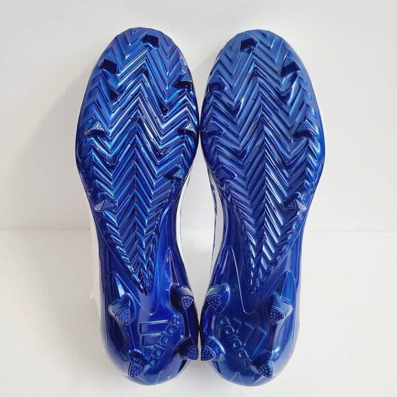 NEW Adidas Adizero Primeknit Football Cleats GV9621 Size 12.5 White Blue main image 5
